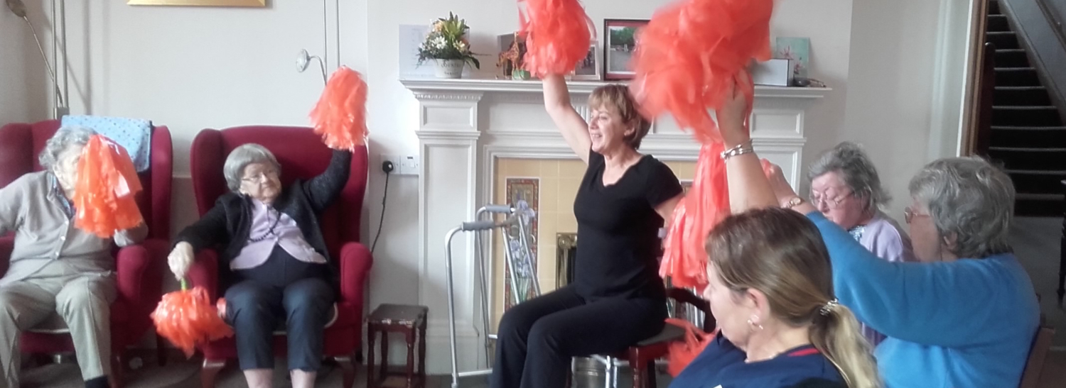 Fairfield residents keep moving with this pom pom exercise class