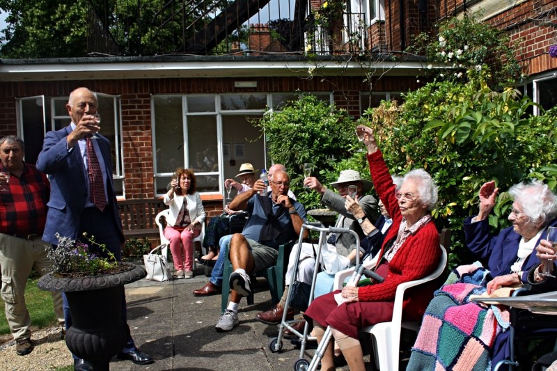 John Cole's speech at the topping out ceremony Fairfield Residential Home