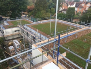Green roof Nov 2017 Green roofs at the new Fairfield care home
