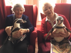 Fairfield residents with penguins