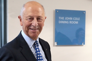 The John Cole Dining Room plaque at Fairfield