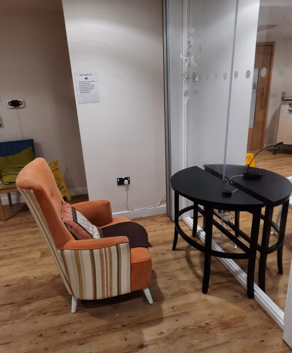 Visits continue during the January lockdown Fairfield Residential Home